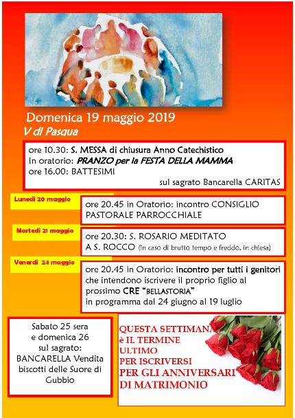 19 maggio 2019